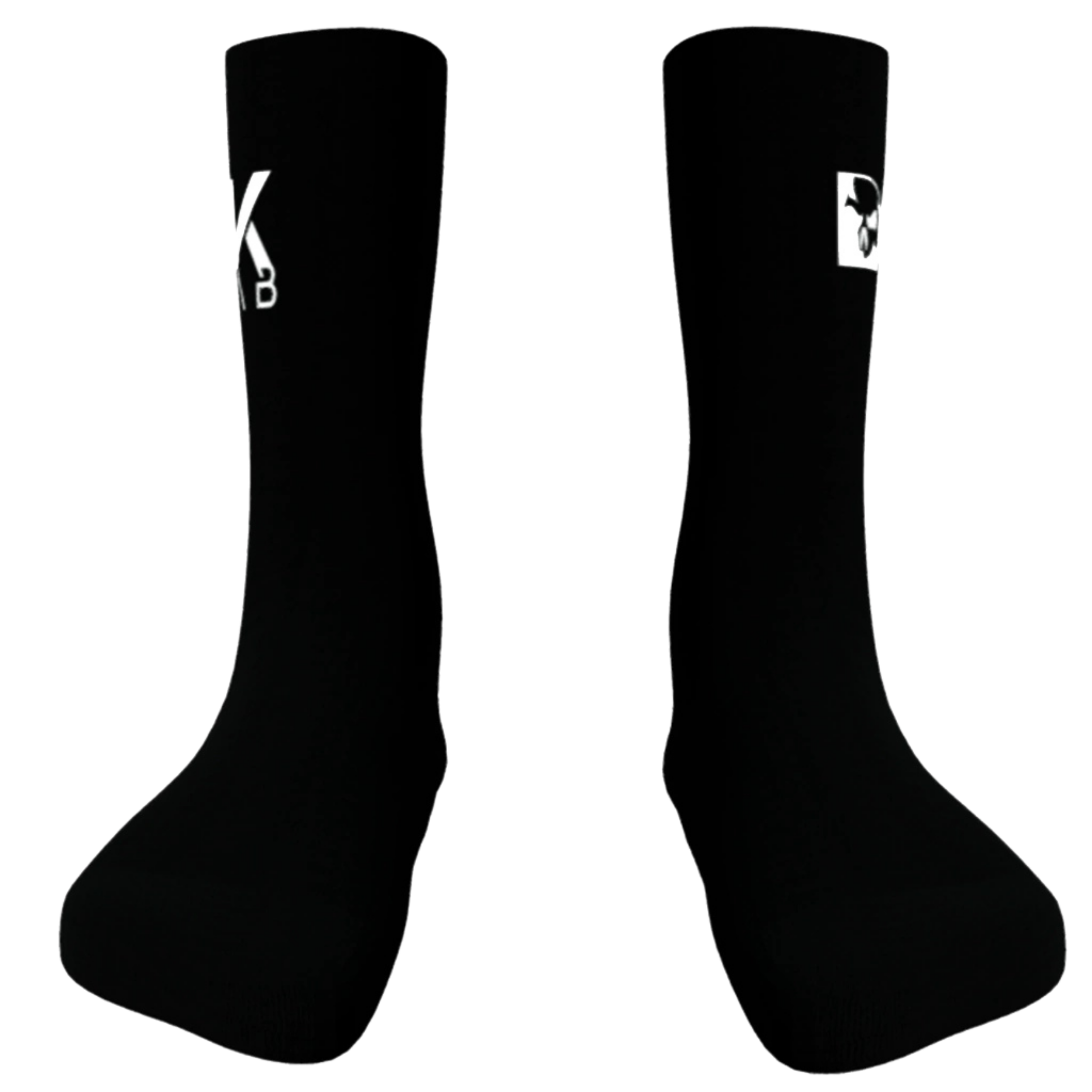 Pares de Meias Preta Personalizadas Dark Lab
