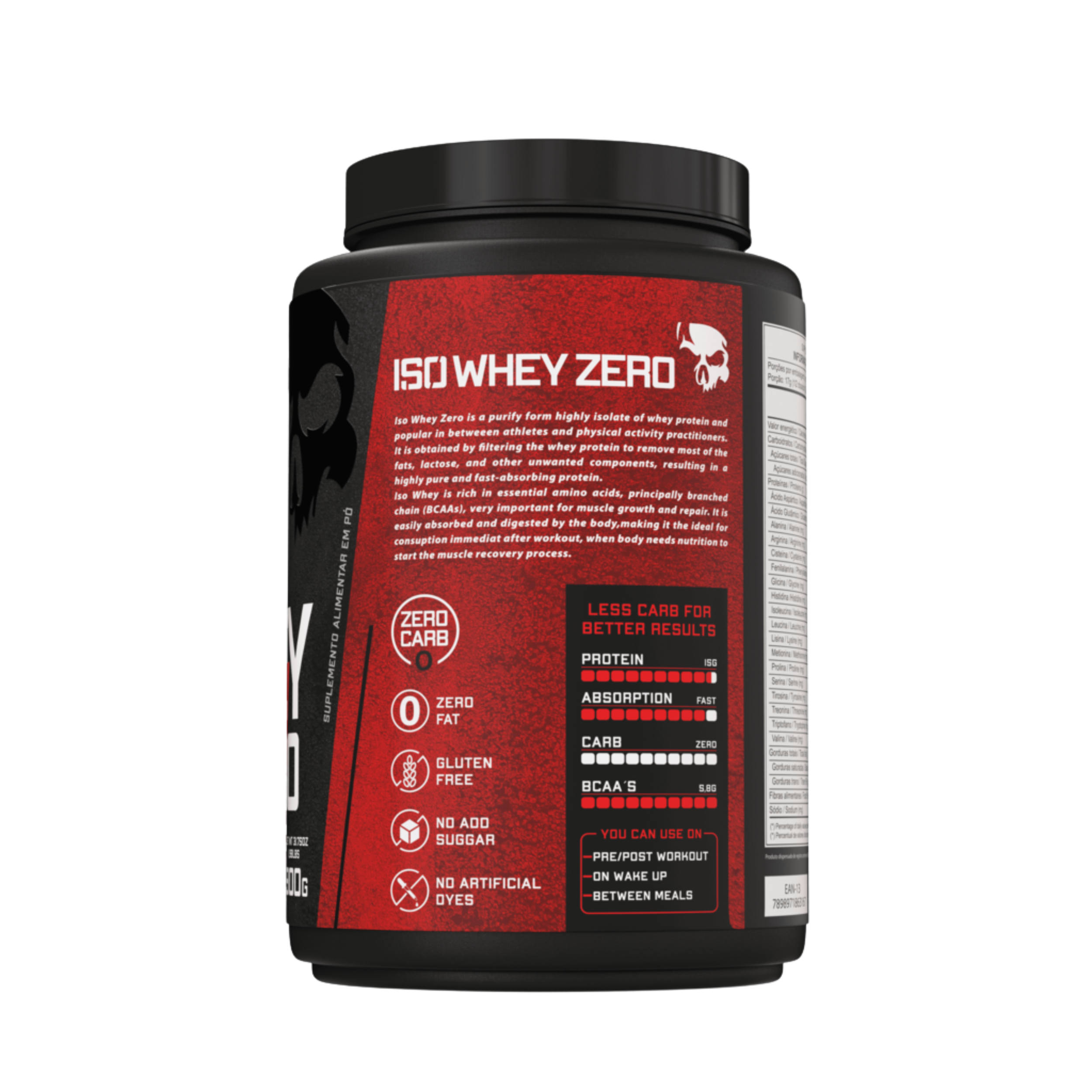 Iso Whey Zero 0 Carb Dark Lab | Pureza e Alta Performance