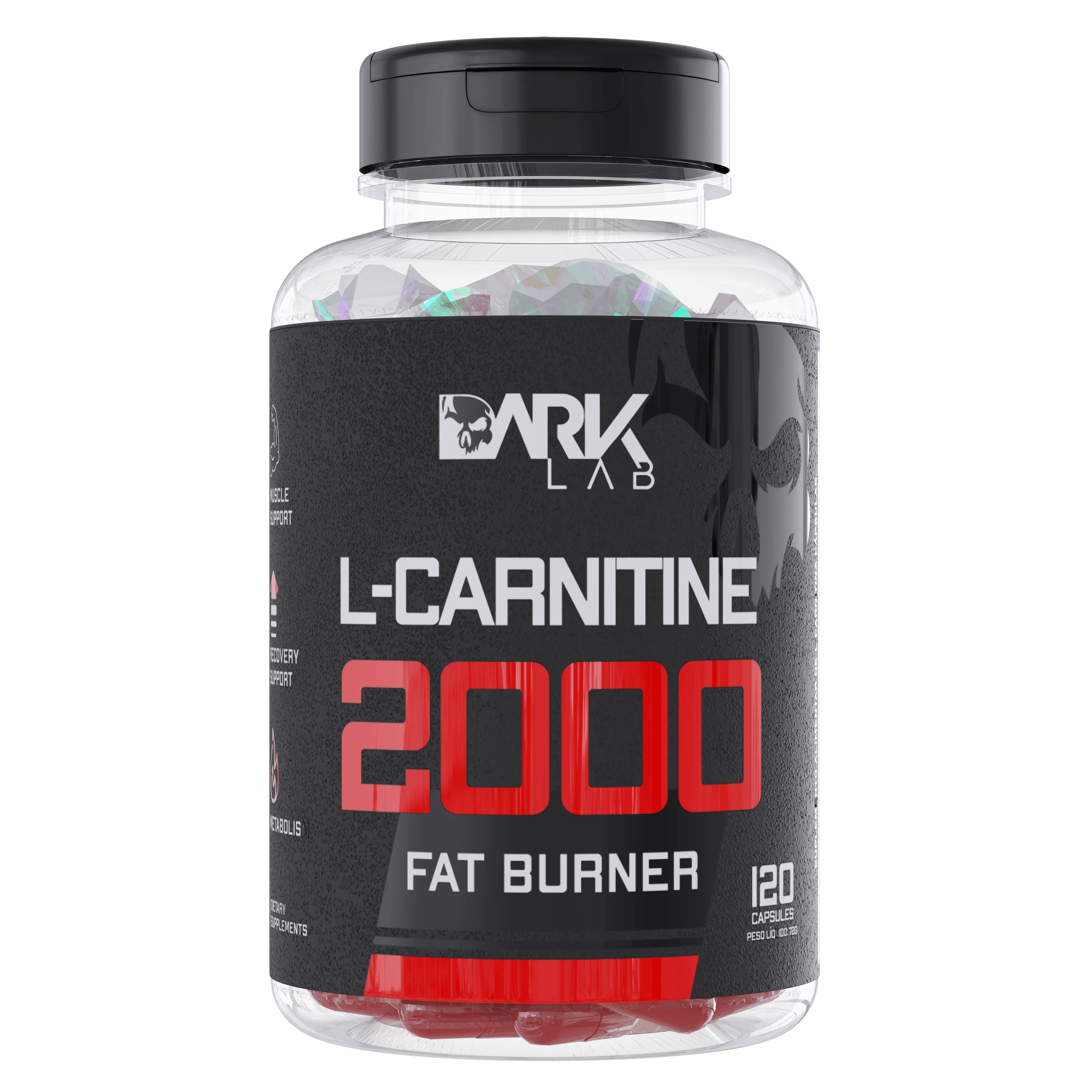 L-carnitina 2000mg 120 Cápsulas Dark Lab