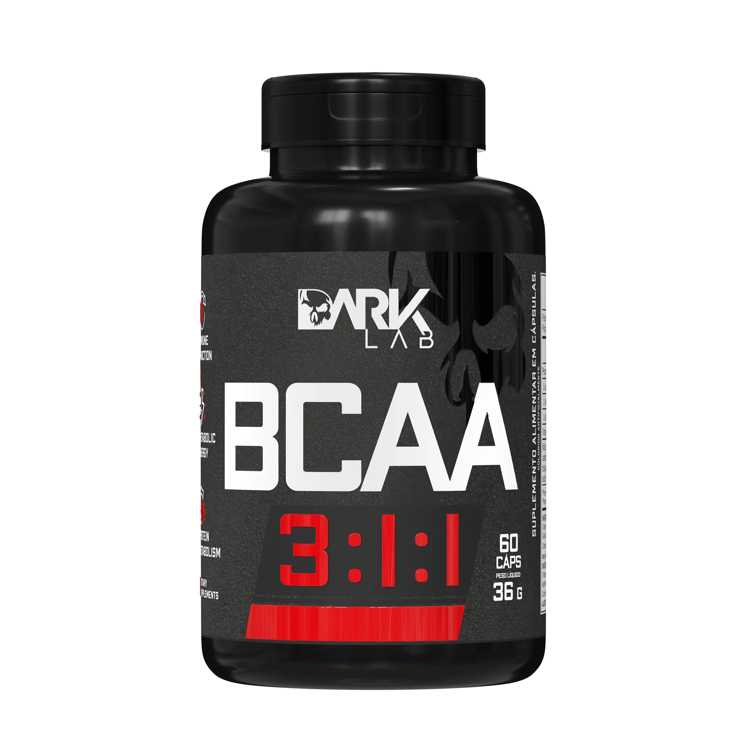 BCAA 3:1:1 60 Cápsulas - Dark Lab
