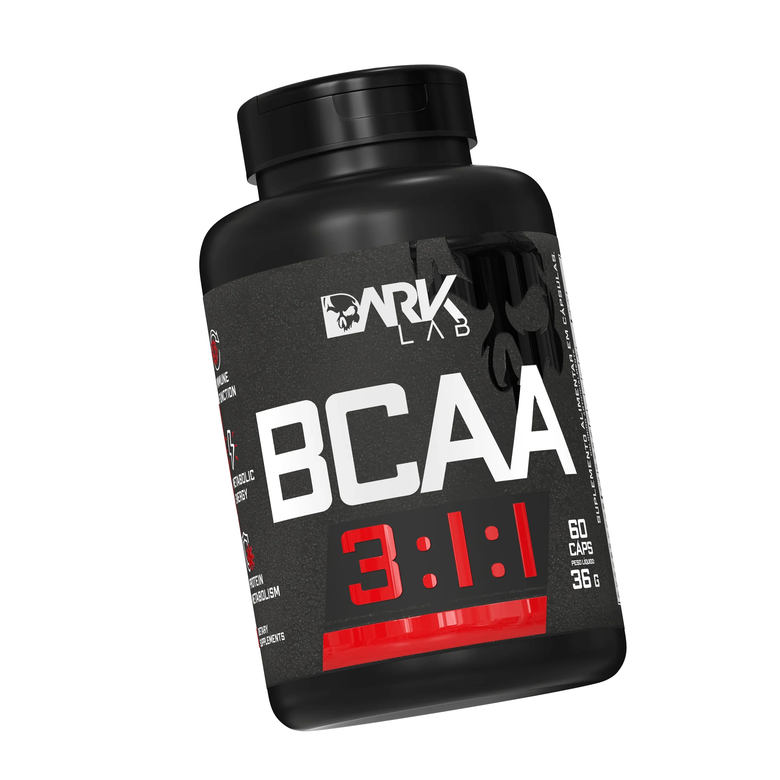 BCAA 3:1:1 60 Cápsulas - Dark Lab