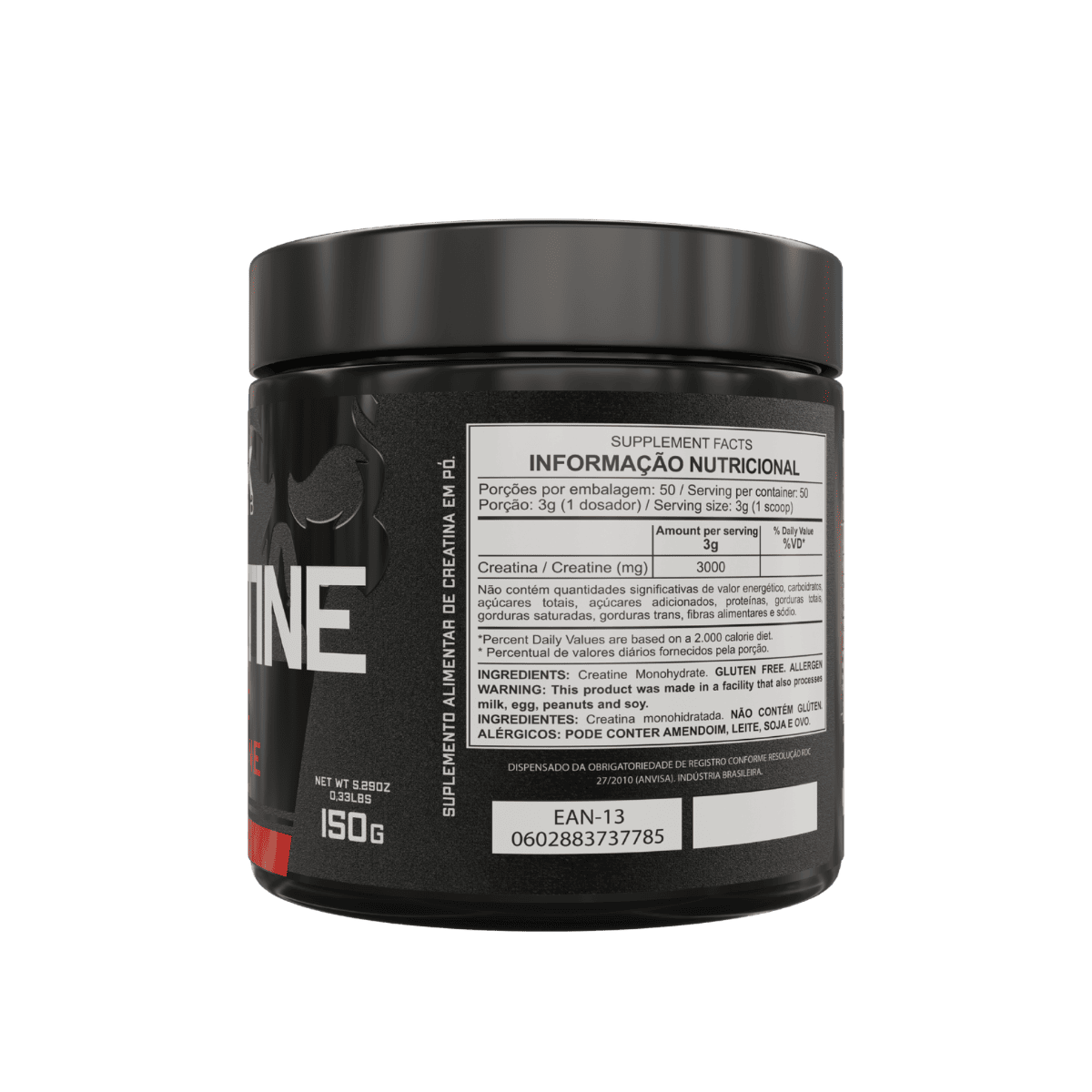 Creatina Pura 150g Dark Lab | 100% Pura e Aprovada