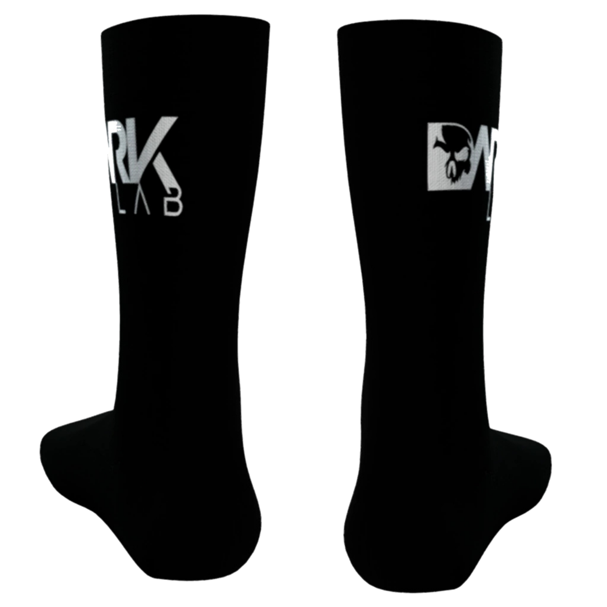 Pares de Meias Preta Personalizadas Dark Lab