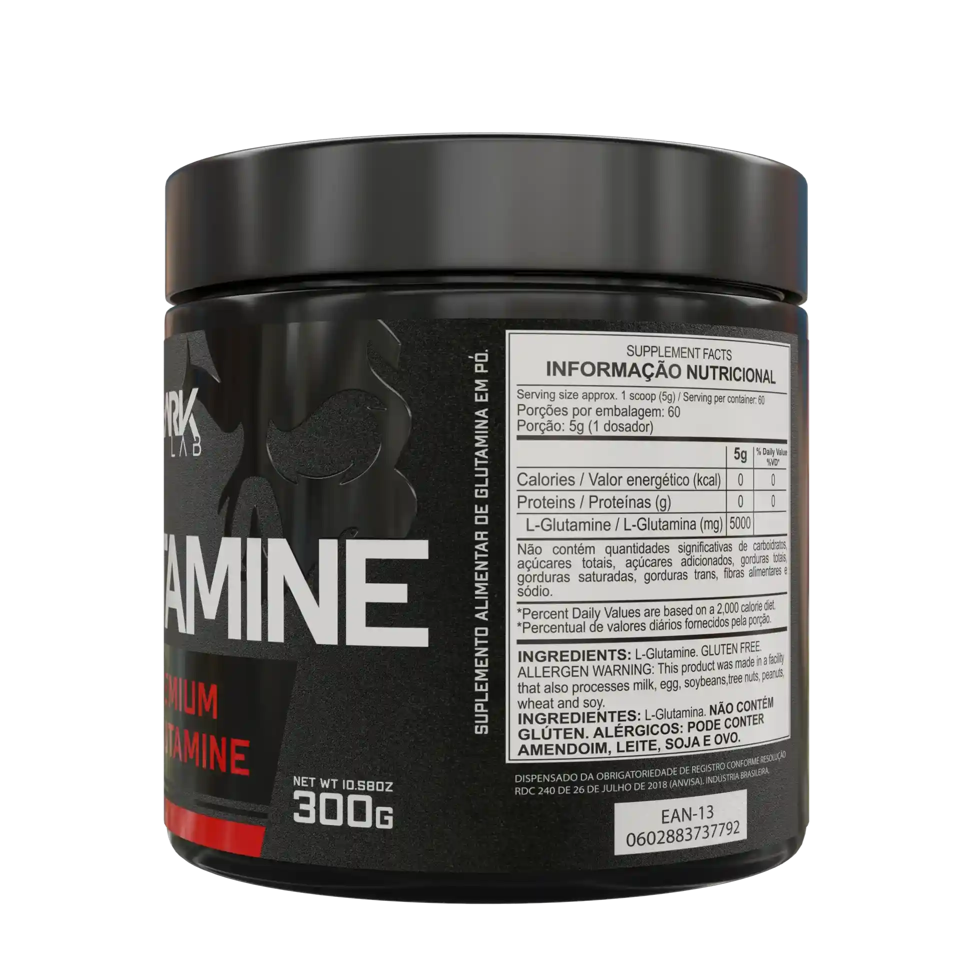 L-Glutamine 300g - Dark Lab