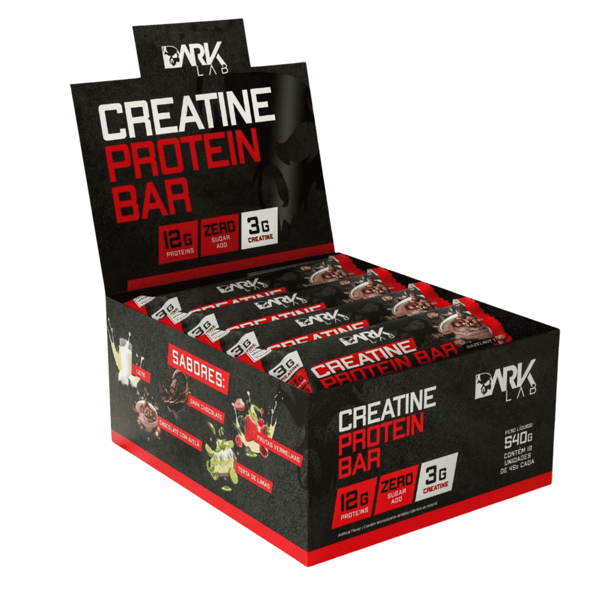 Barra de Proteína Creatine Protein Bar 12 un Dark lab