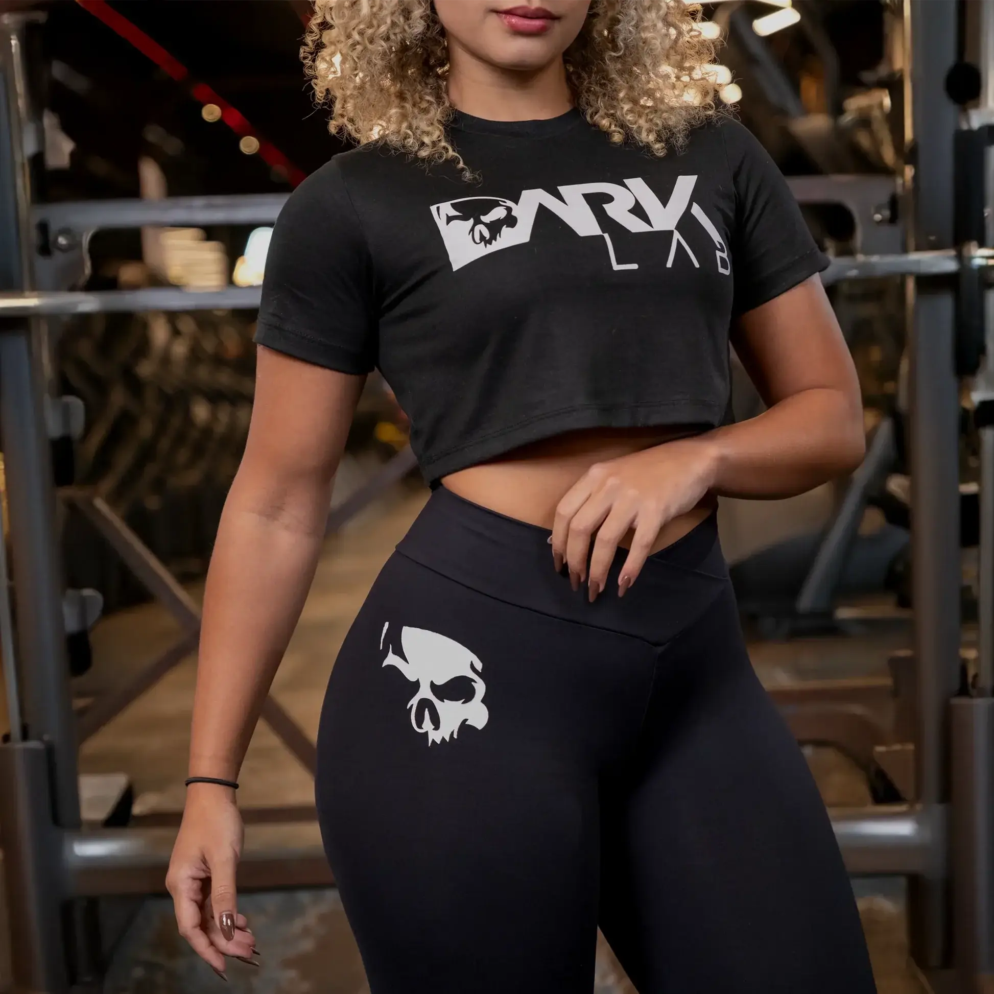 Cropped Fitness - Dark Lab