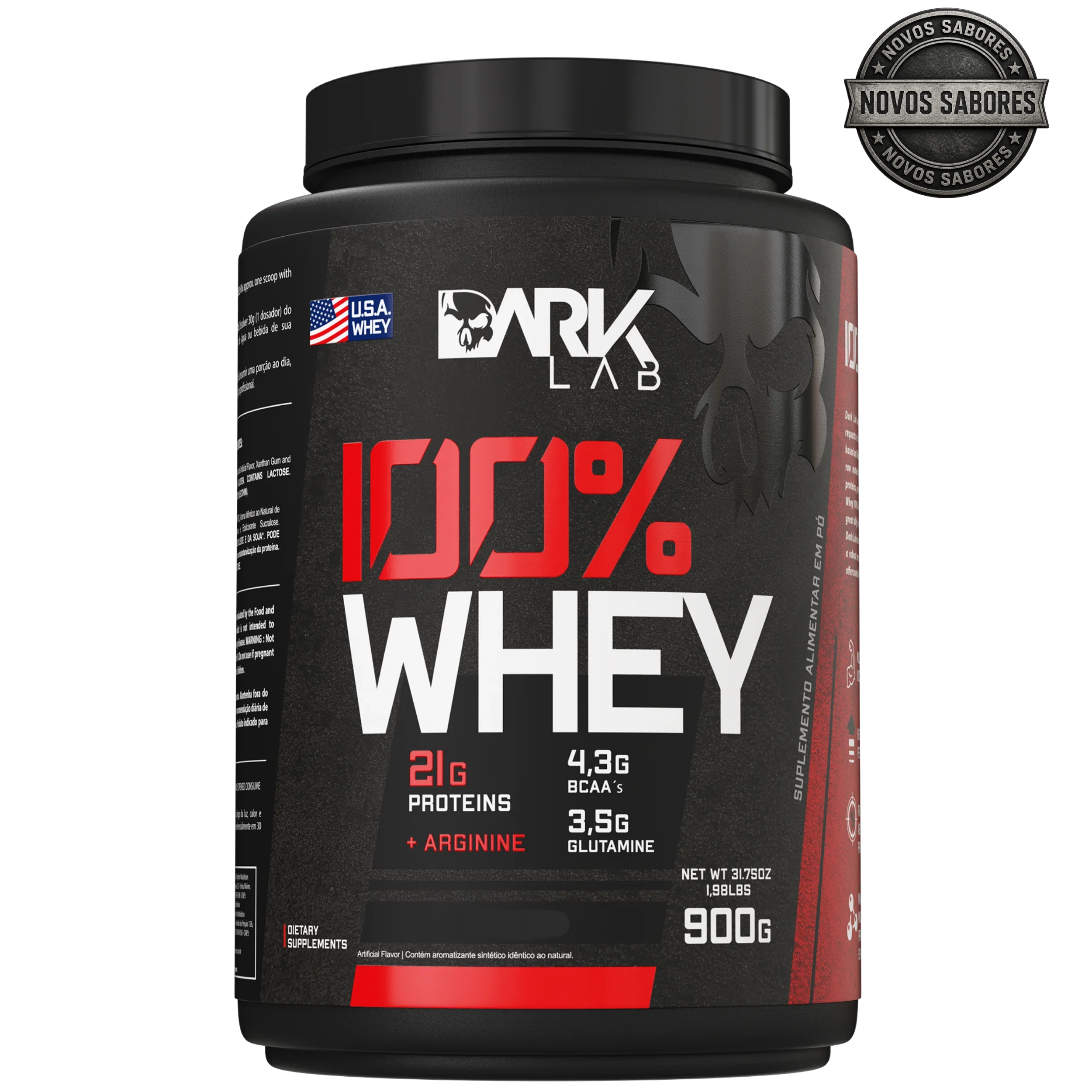100% Whey Protein Pote 900g - Dark Lab
