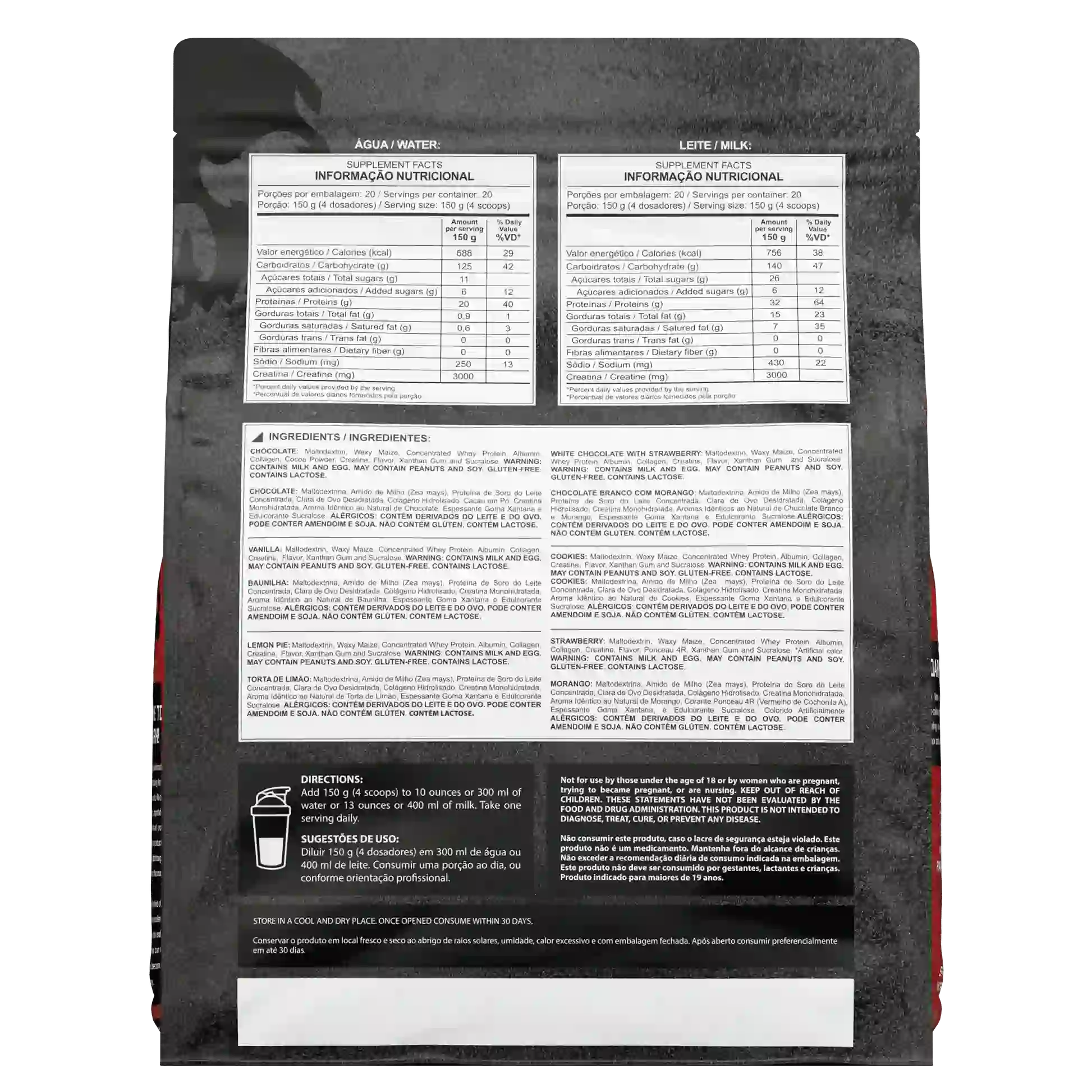 Hipercalórico Dark Mass 3kg - Dark Lab