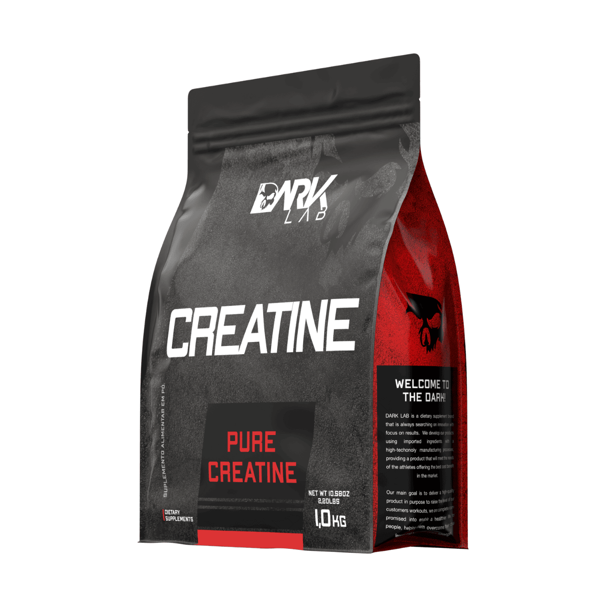 Creatina 1kg Dark Lab Refil | Força e Performance