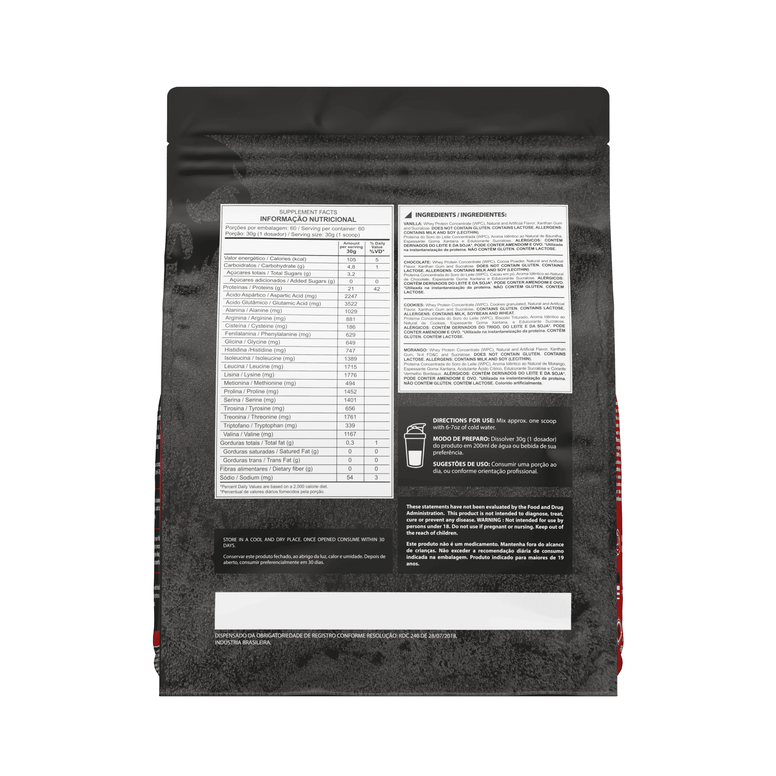 100% Whey Protein 1,8KG - Dark Lab